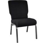 Black 20.5 Inch Church Chair