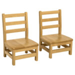 Hardwood Ladderback 12" Chair