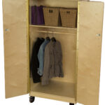 Teachers locking wardrobe cabinet