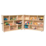 mobile folding storage unti