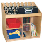 mobile listening storage center