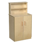 wood classroom play hutch